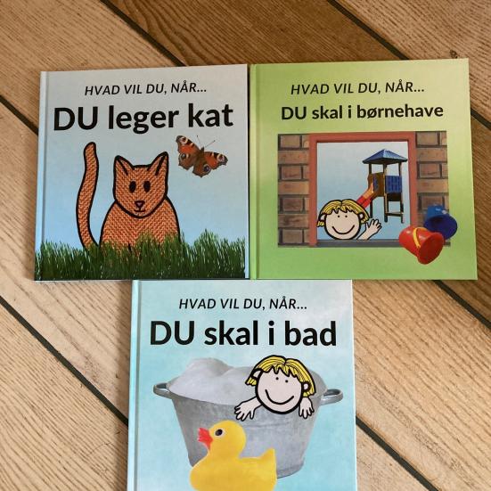 Sarah Kirsteins tre børnebøger til de 3-6årige