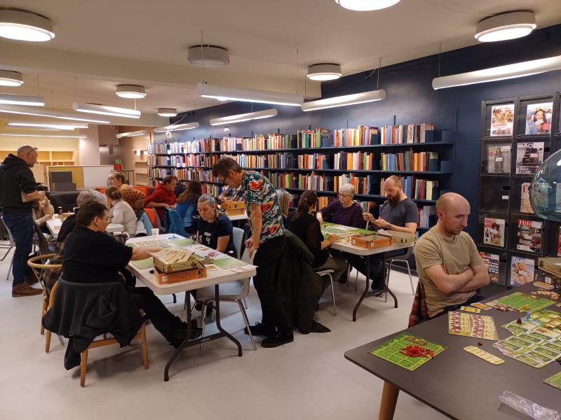 Brætspil på Frederikssund Bibliotek