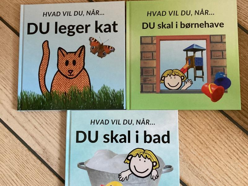 Sarah Kirsteins tre børnebøger til de 3-6årige